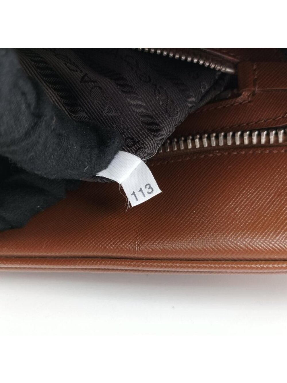 ★SOLD★ Prada Business Briefcase Brown Saffiano Leather - Picture 12 of 15
